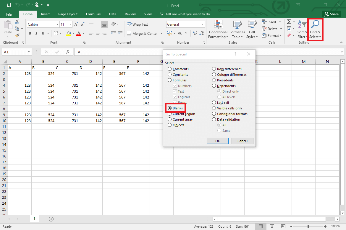 Excel Eliminar Filas En Blanco Eliminar Celdas En Blanco Portal Tips 