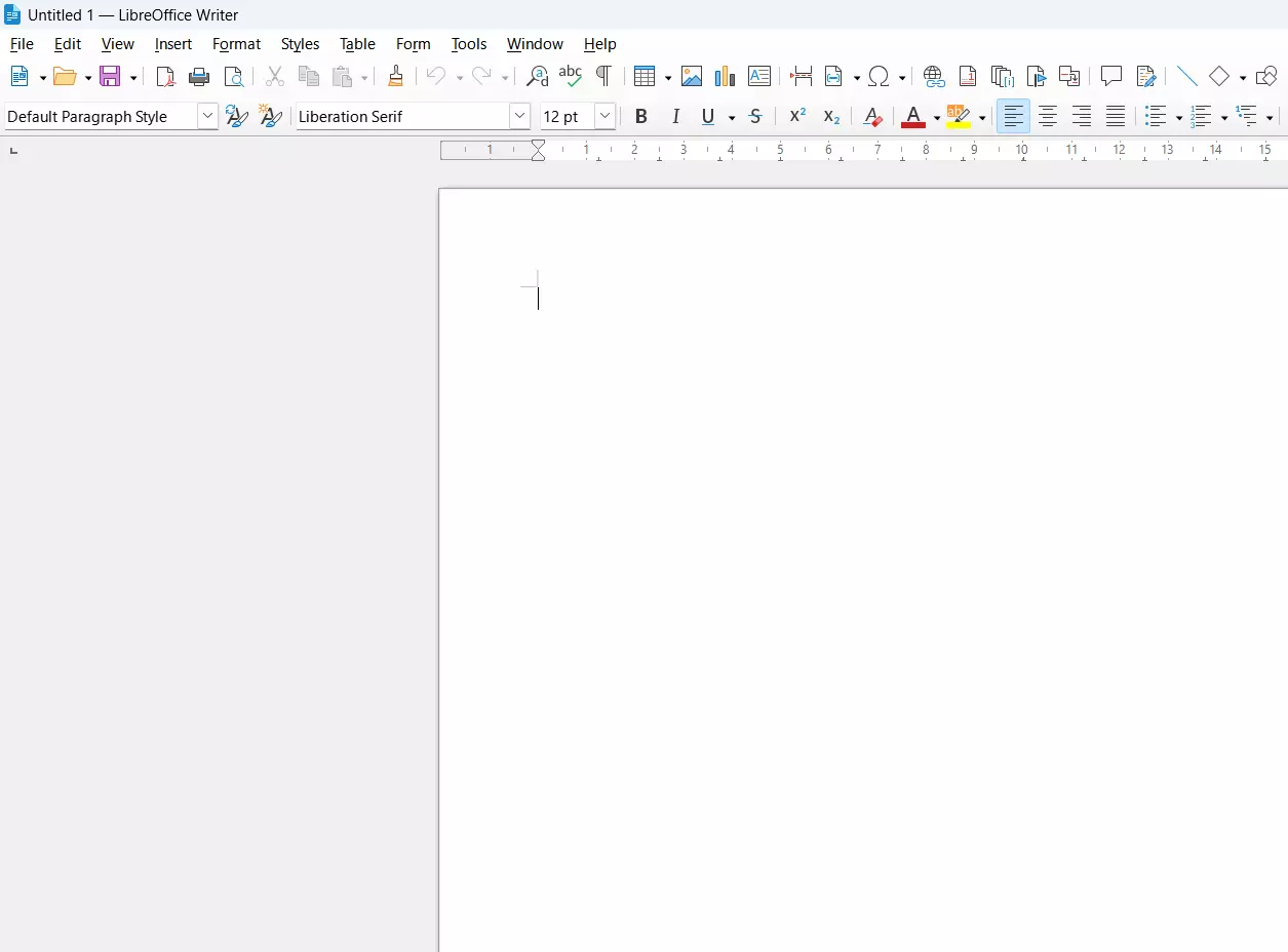 Captura de LibreOffice