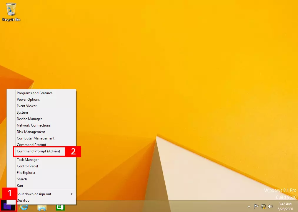 Acceso a bcdedit a través de la interfaz de Windows 8