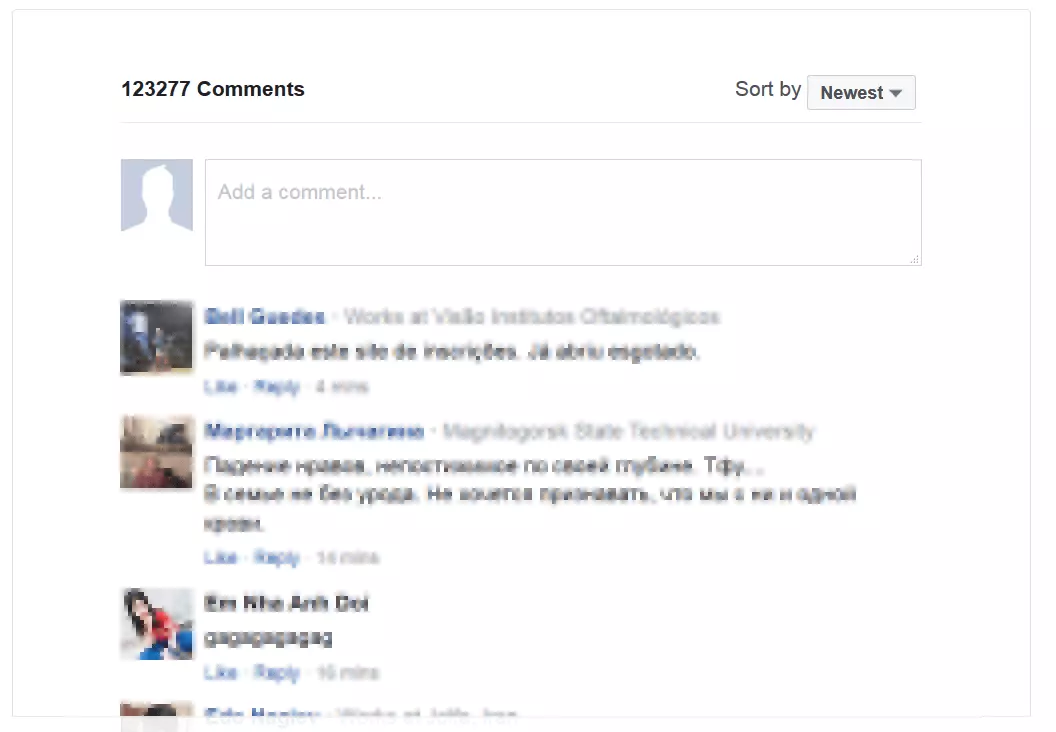 El plugin de comentarios de Facebook