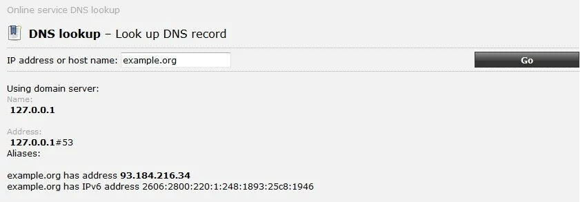 DNS lookup en ping.eu