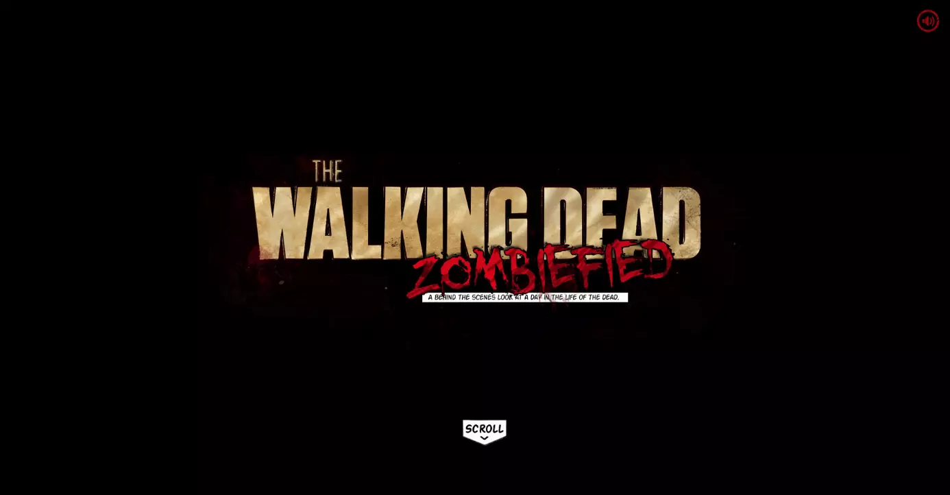 Pantalla de inicio de www.cabletv.com/the-walking-dead