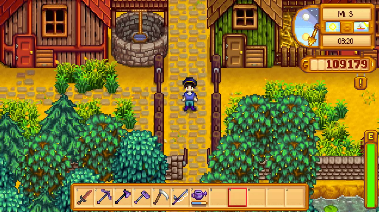 Granja en Stardew Valley