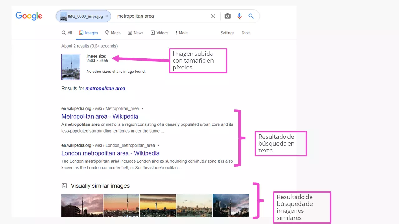 Búsqueda inversa de imágenes: resultados de Imágenes de Google