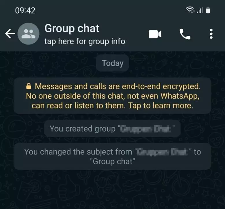 WhatsApp: chat de grupo