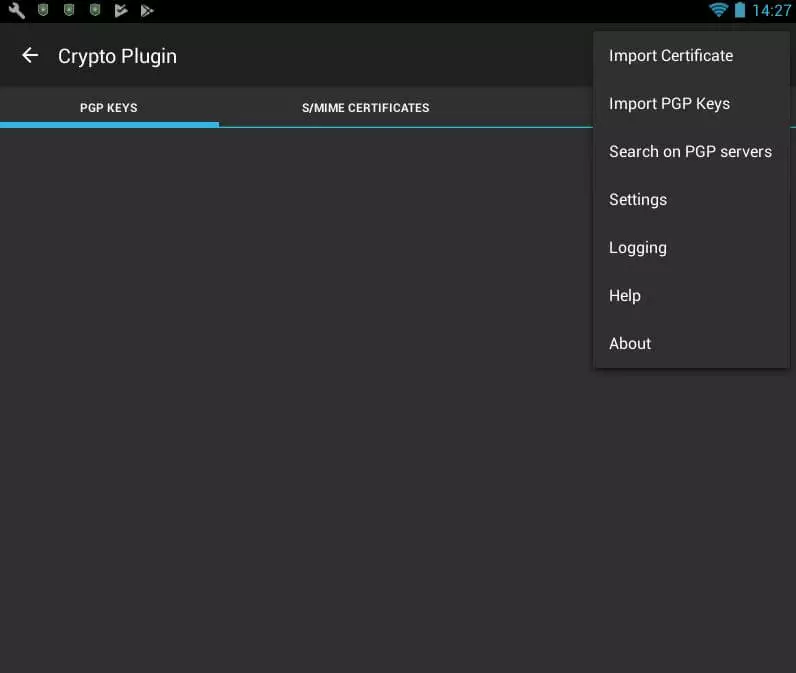 Interfaz de usuario de FlipdogSolutions Crypto Plugin