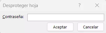 Imagen del cuadro de diálogo Desproteger hoja