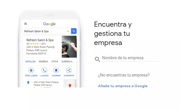 Registrarse en Google My Business: buscar y gestionar tu empresa