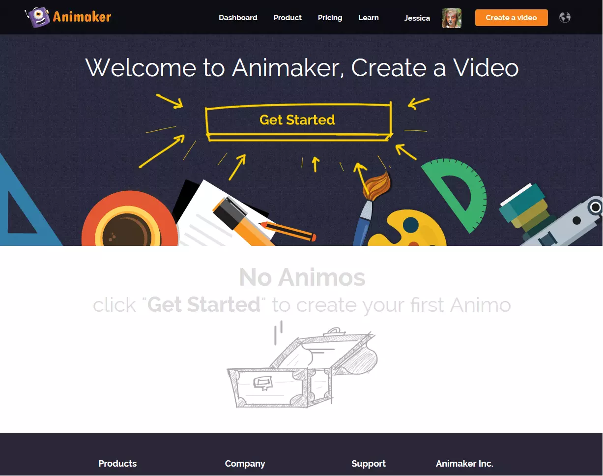 Screenshot de Animaker