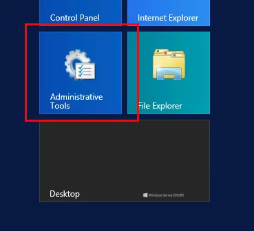 Panel de Windows “Administrative Tools”