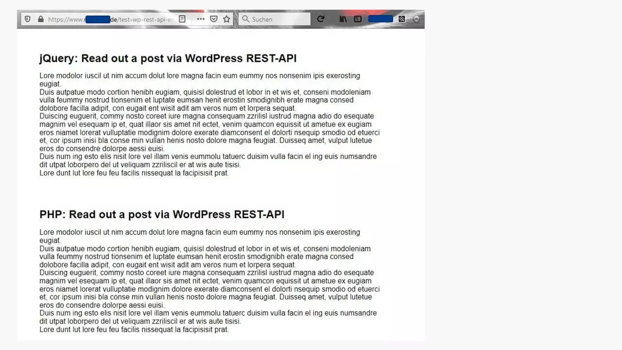 WordPress REST API: un ejemplo práctico 